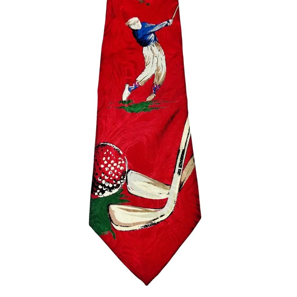 Rare Robert Talbott For Nordstrom Vintage Silk Golf Tie